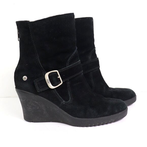 UGG Australia Gisella Winter Wedge Boot 8 - Picture 1 of 10